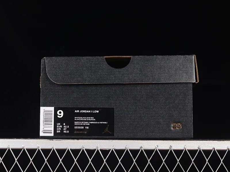 All categories Air Jordan Jordan series basketball shoes Air Jordan 1 Low G version pure original Air Jordan 1 Low AJ1 Joe 1 black toe low-top basketball shoes 553558-116